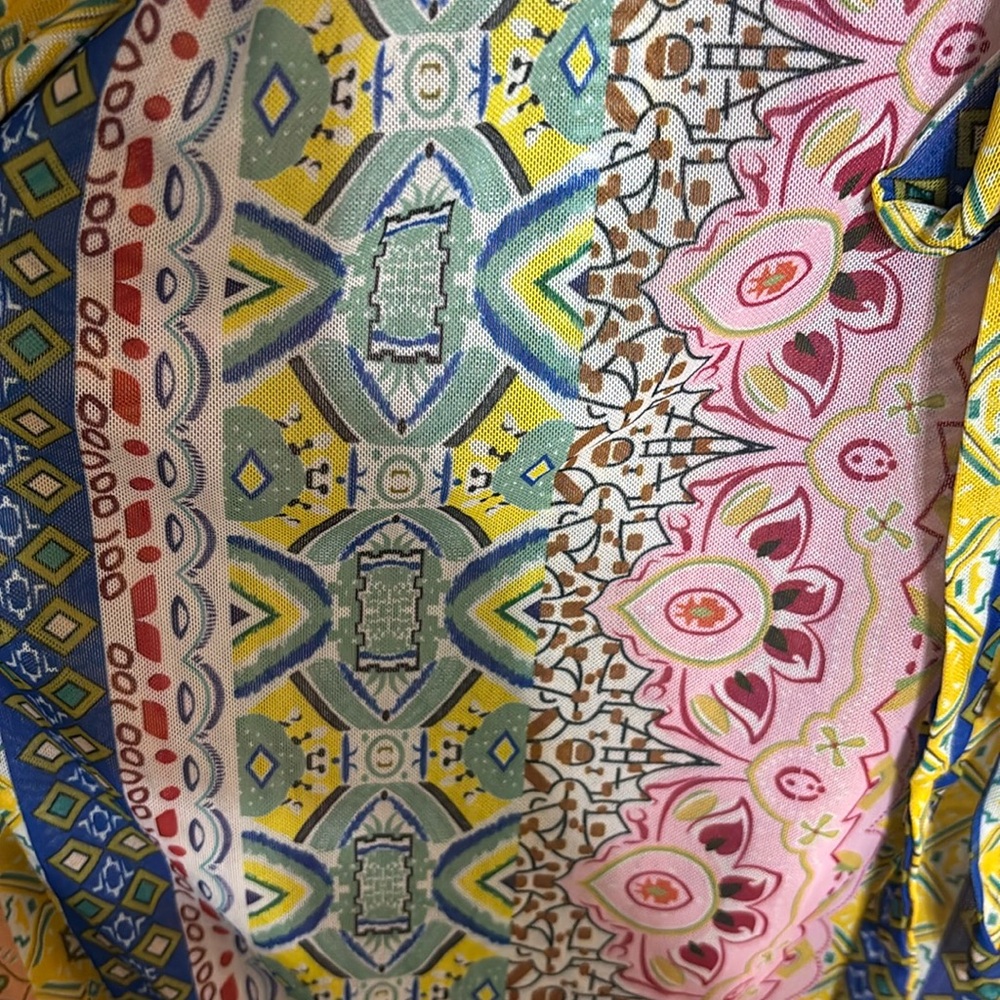 Beach/Pool Coverup - Multicolor Print - Picture 9 of 15